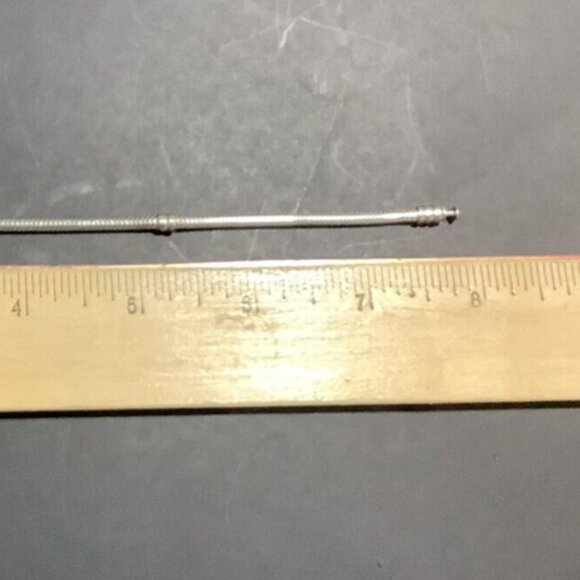 PANDORA Snake Chain Bracelet 8" Sterling Silver Marked S925 ALE 15.04 Gram TW - Picture 5 of 6